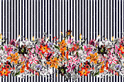Botanical Flowers - Seamless Pattern, a Pattern Graphic by Talip Memis (Thumbnail 1 of 6)
