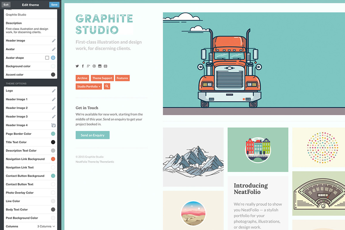 NeatFolio Tumblr Theme, a Websites & App Template by Themelantic (Photo 2 of 5)