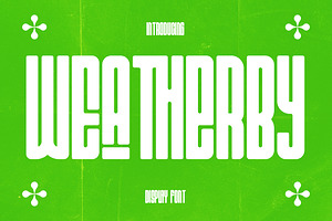 Wea Therby Futuristic Technology Y2k, a Sans Serif Font by dansdesign