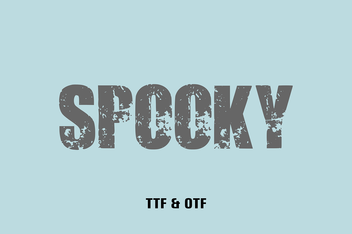 Grunge Horror - Grunge Font Types, a Font by KiddoGlyphs Studio (Photo 3 of 3)