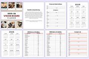 2025-2026 Vision Board Planner Canva, a Stationery Template by Mustafiz (Thumbnail 2 of 7)