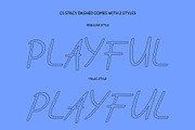 CS Stacy Dashed, a Handwritten Font by Craft Supply Co. (Thumbnail 3 of 8)