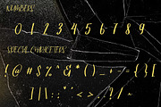 Heart Ticker Calligraphy Font, a Handwritten Font by GearShift (Thumbnail 7 of 7)