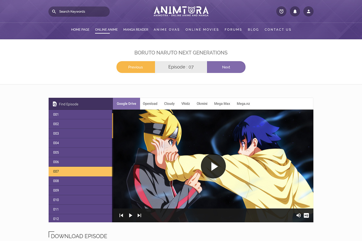 Animotra - Online Anime HTML+PSD, a Templates & Theme by Phenix Themes (Photo 11 of 15)