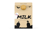 Halloween Milk Carton Mockups, a Packaging Mockup by Mockups Expert (Thumbnail 2 of 5)