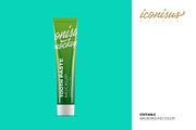 Toothpaste mock-up template, a Packaging Mockup by iconisusmockup (Thumbnail 2 of 2)