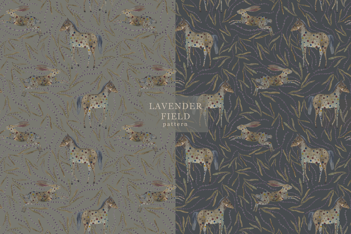 LAVENDER FIELD, a Pattern Graphic by PASHKOVA (Photo 10 of 10)