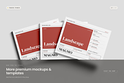 US Letter Landscape Magazine Mockup, a Books & Magazine Mockup by Toasin Studio (Thumbnail 7 of 7)