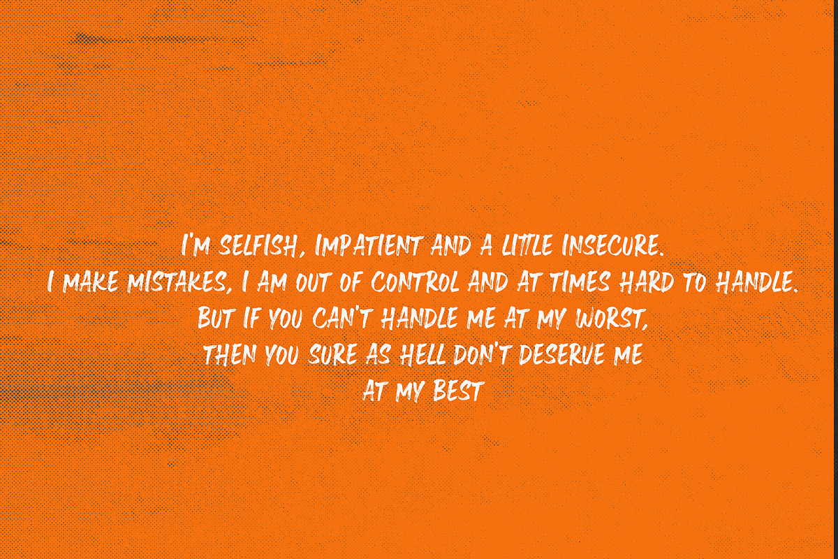 Greyfox Duo dry Brush font preview 7
