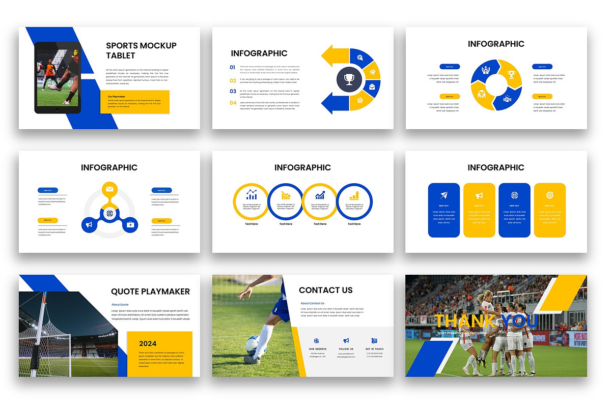 Playmaker – Sport PowerPoint, a Presentation Template by kreatifreya (Photo 5 of 5)