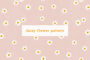 Daisy - Floral Seamless Pattern