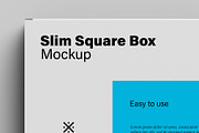 Slim Square Box Mockups - 6 views, a Mockup by Illusiongraphic (Thumbnail 15 of 15)