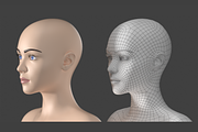 Stylized Female 01 A-Pose Base Mesh, a Characters & Person 3D Model by VK Studio (Thumbnail 17 of 27)