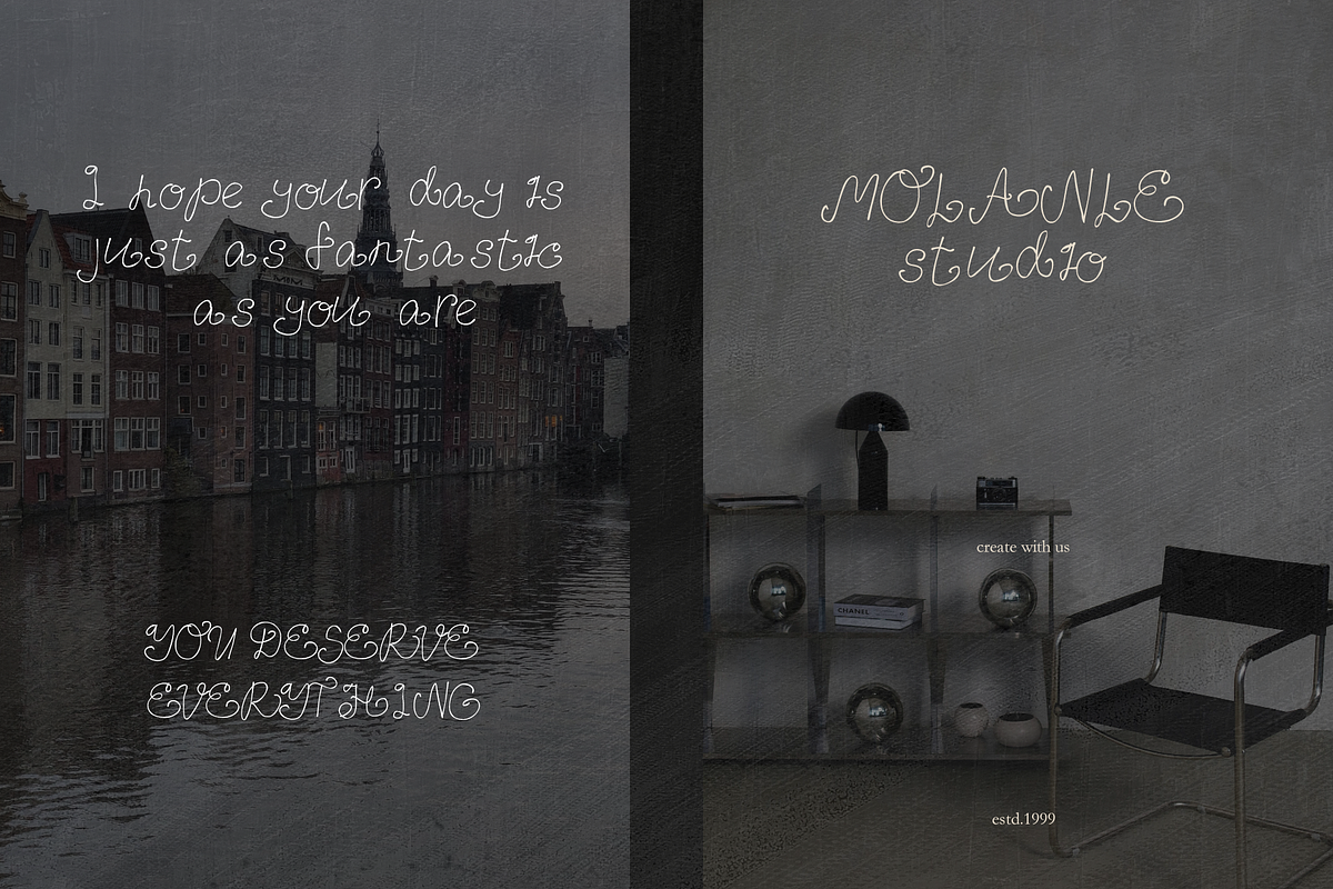 script handwritten whimsical font, a Script Font by Ashiya Pixel (Photo 8 of 20)