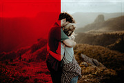 Deep Red Photoshop Action Dwonload preview 5
