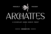 Archattes - Logo Font, a Sans Serif Font by RockboyStd (Thumbnail 1 of 12)