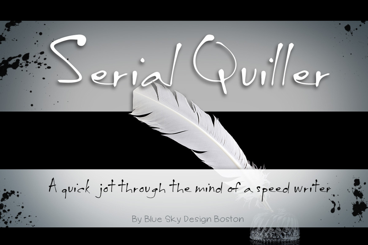BSD Serial Quiller Font