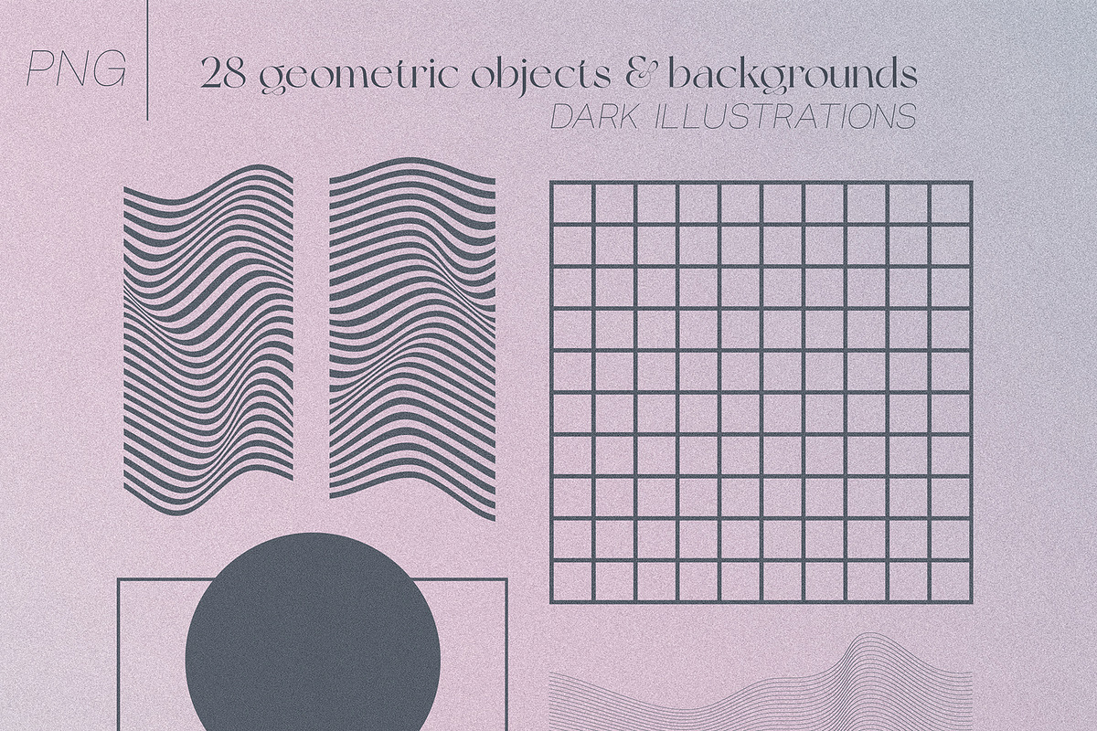 NOSTALGIA GRADIENT Textures & Shapes, a Texture Graphic by Oksana Trygub (Photo 7 of 16)