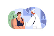 Doctors taking medical tests set, a Healthcare Illustration by PaperTrident (Thumbnail 9 of 9)