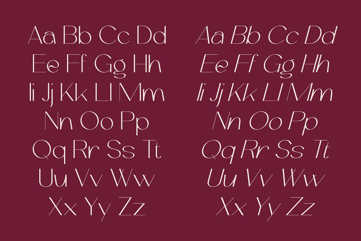 Zahirah - Elegant Sans Serif Font, a Sans Serif Font by Pikgura (Photo 2 of 7)