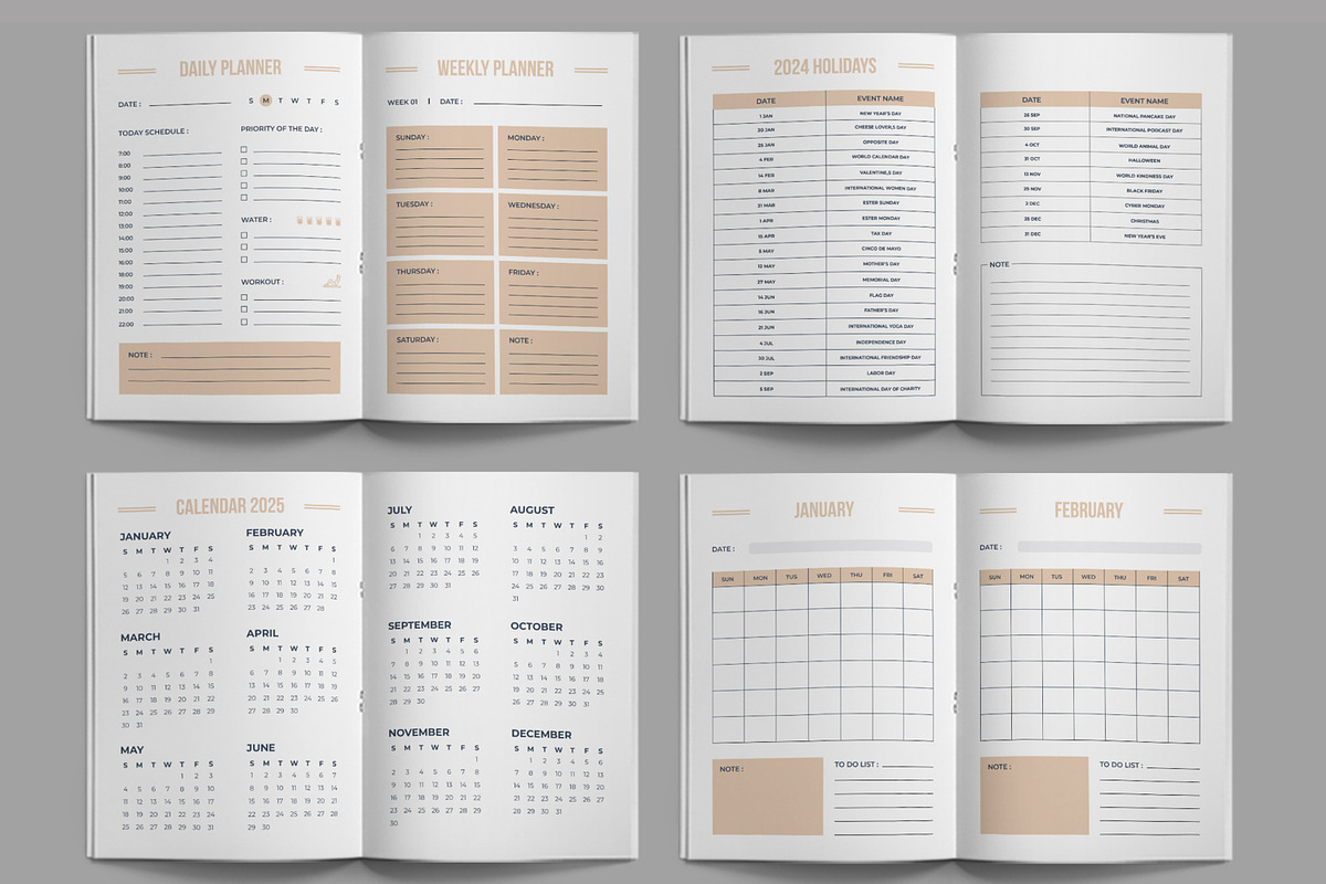 My Daily Planner Template, a Stationery Template by ContestDesign (Photo 2 of 3)
