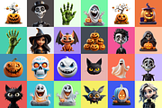 320 Elements Halloween Characters, a Characters & Person 3D Model by Digital Blood (Thumbnail 10 of 15)