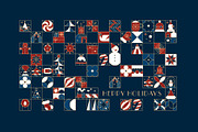 Mosaic Christmas Icon Collection, a Seasonal Illustration by Anna (Thumbnail 5 of 12)