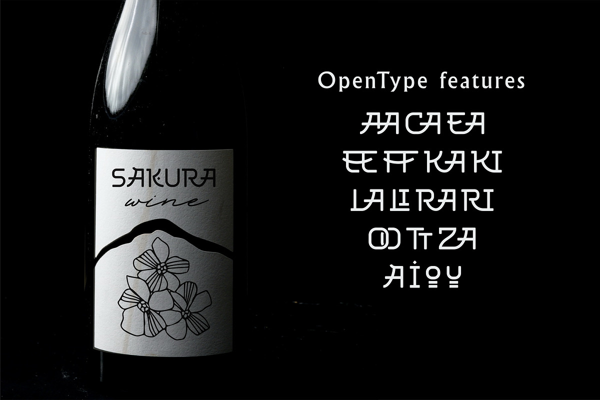 Okaeri - Japan Inspired Display Font preview 5