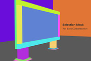 2x4 Outdoor Sign Mockup, a Product Mockup by IFBdesign (Thumbnail 3 of 9)