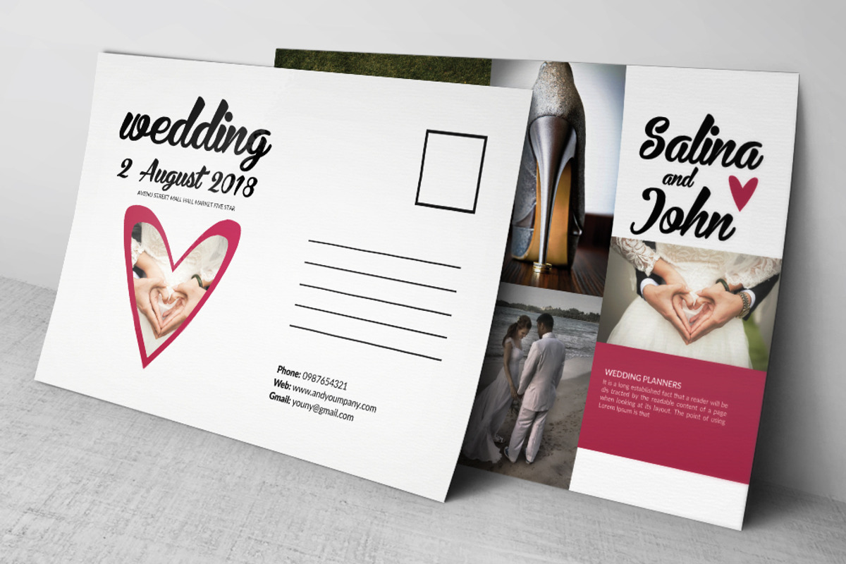 Save The Date Postcard, an Invitation Template by Business Flyers (Photo 2 of 3)