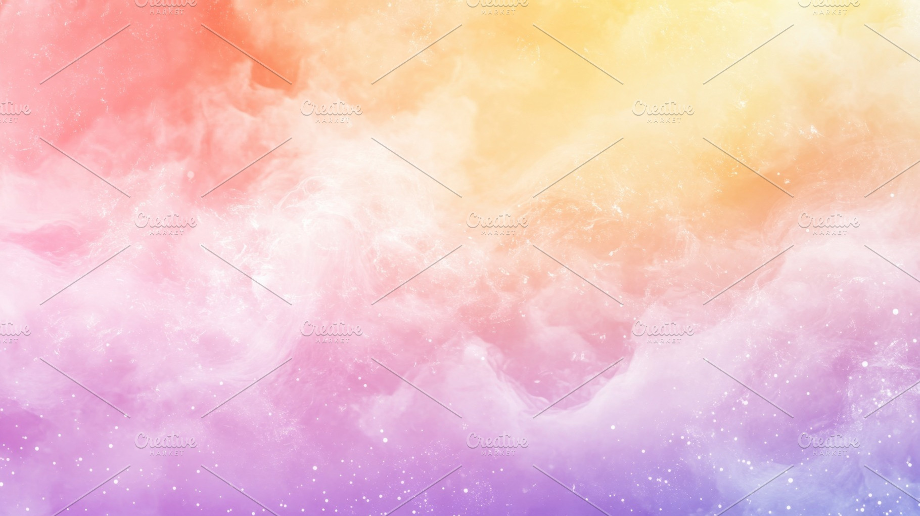 Soft pastel clouds in bright colors, a Photo by Beautiful things