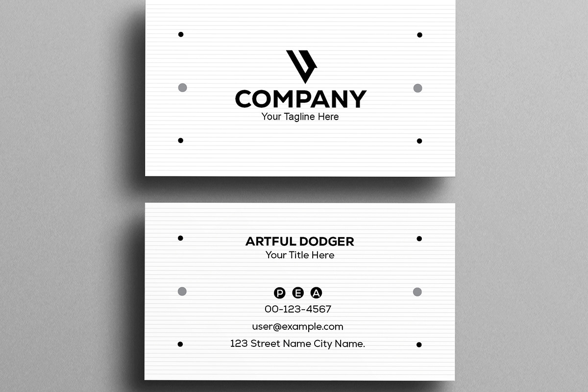 Clean Business Card, a Business Card Template by MightyDesign (Photo 3 of 6)