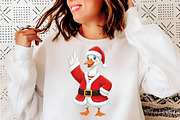 Funny Christmas Goose Santa Goose, an Illustration by SinaCreation (Thumbnail 3 of 7)