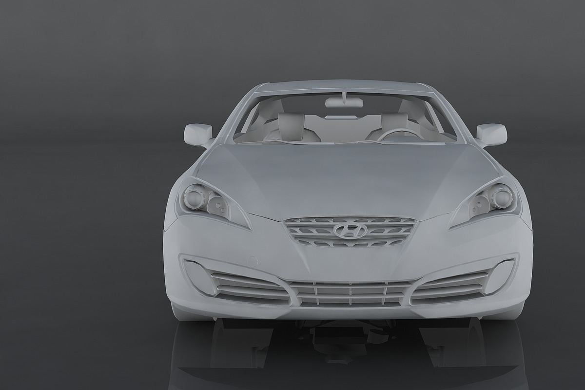 2010 Hyundai Genesis Coupe, a Cars & Vehicle 3D Model by valtriiu (Photo 9 of 12)