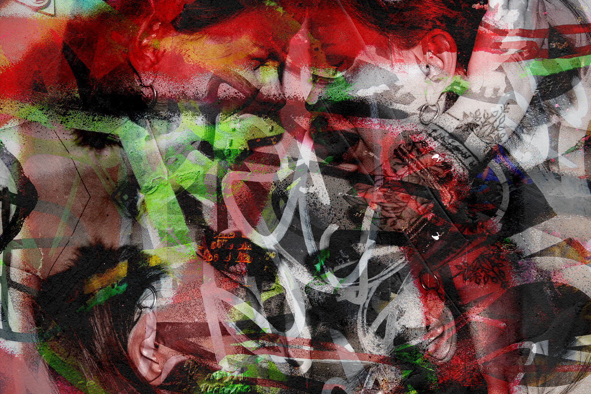 Streets - Graffiti textures, a Graphic by saintricchi (Photo 2 of 7)