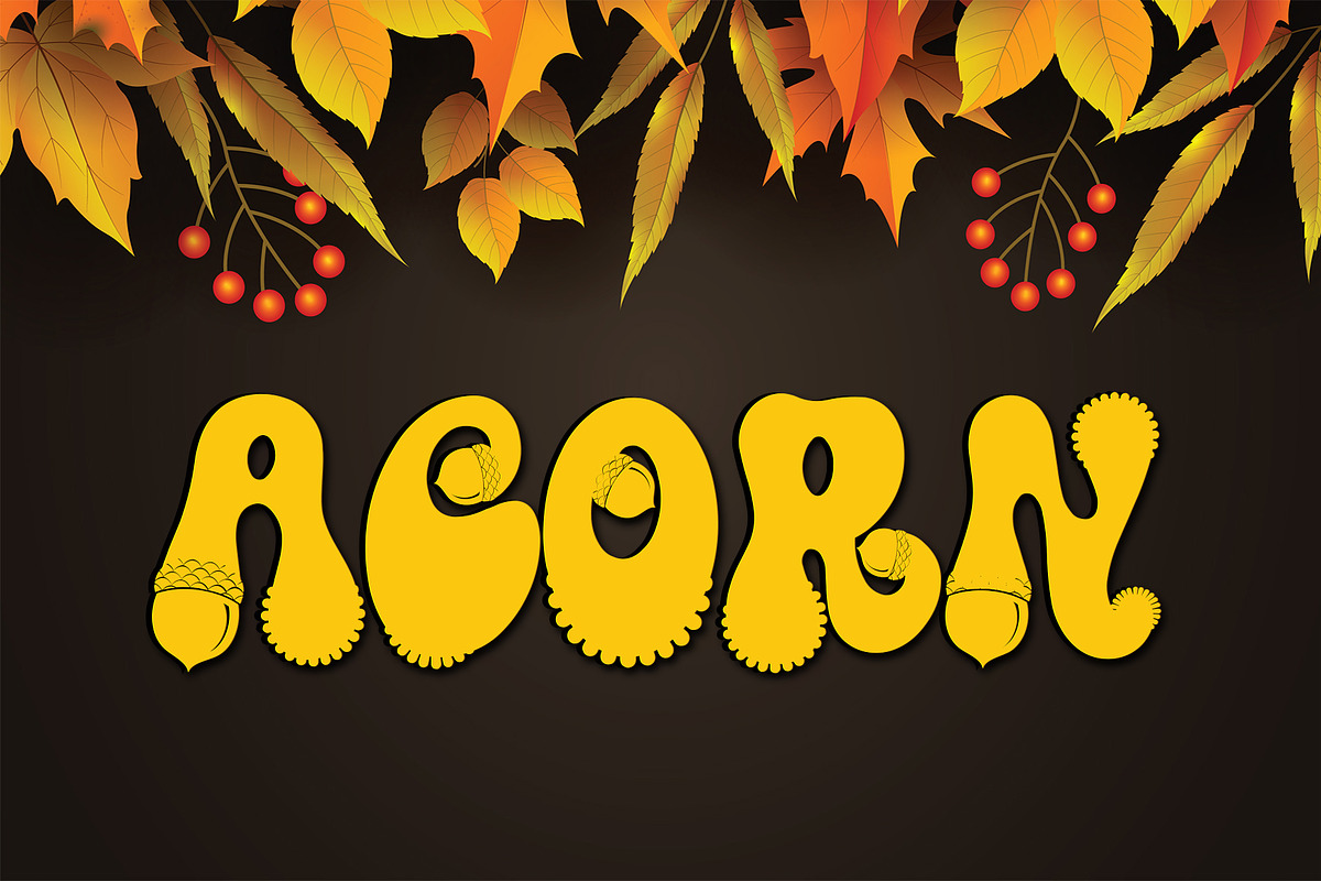 AcornSpecial font, a Symbol Font by danbamstore (Photo 1 of 7)