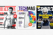 Magazine Covers Templates PSD, a Magazine Template by eamejia (Thumbnail 3 of 5)