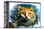 Watercolor Painting Psd Template, a Layer Style Add-On by one-touch (Thumbnail 4 of 5)