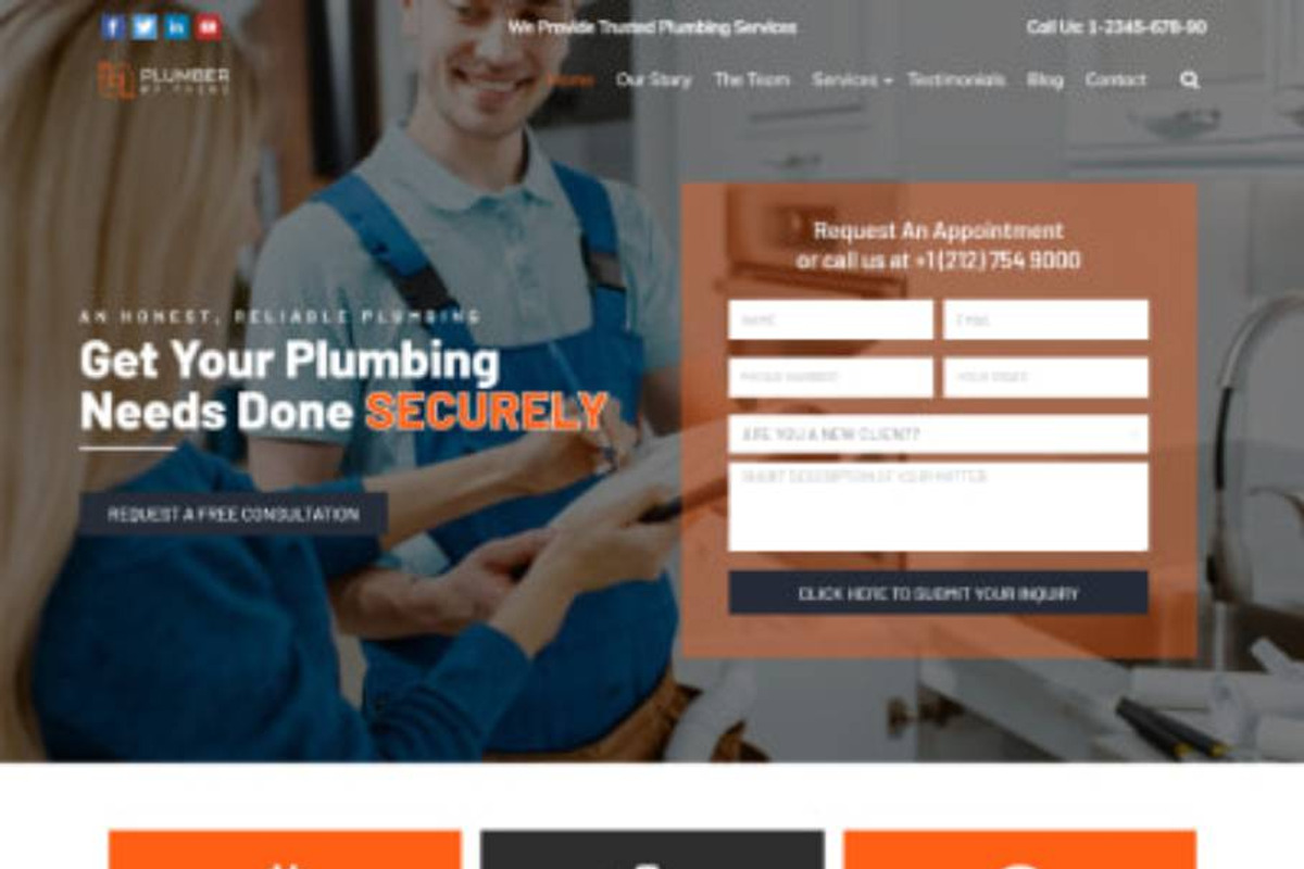 Plumber WordPress Theme