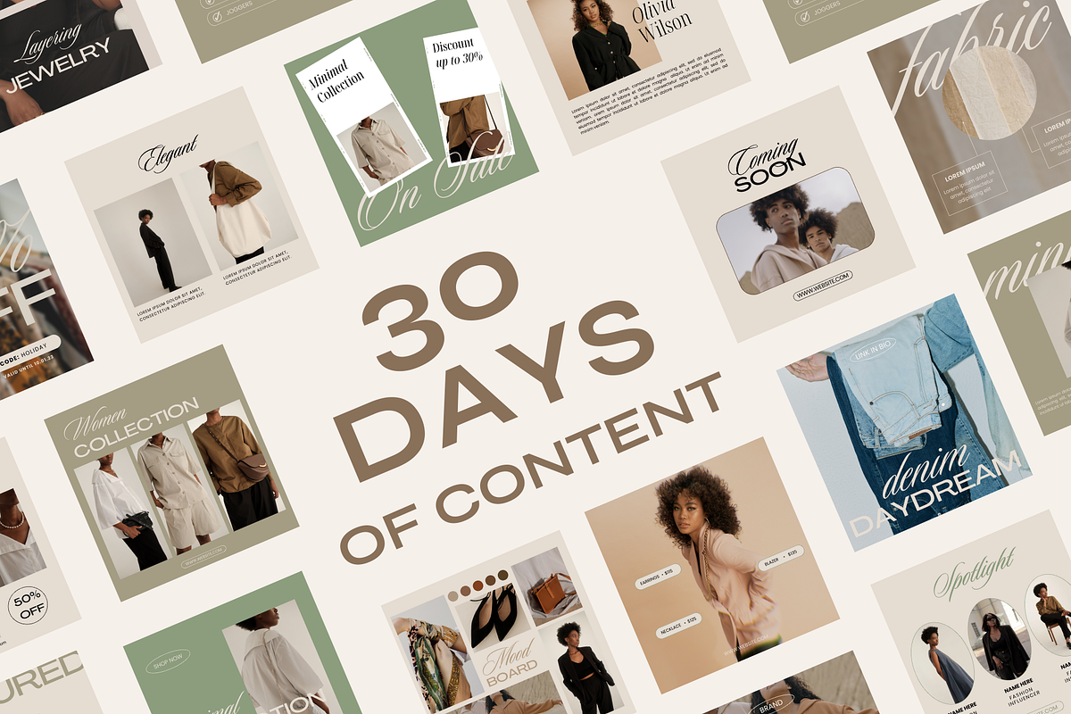 Asosa Fashion Social Media Template, a Social Media Template by Artfullyours (Photo 8 of 11)