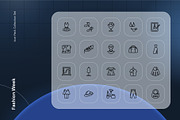 Fashion Week Icon, an Outline Icon by Nathaya Studio (Thumbnail 2 of 2)