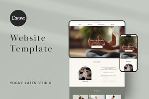 Yoga Pilates Studio Website Template, a Landing Page Template by batang