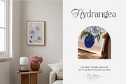 Hydrangea ~ Frame & Poster Mockups, a Household Mockup by The Bambi Collective (Thumbnail 9 of 13)