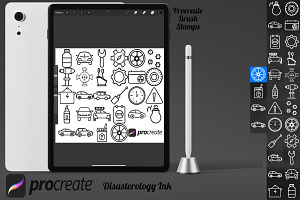 Car Service Icons Set 1 Procreate