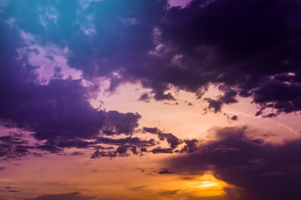 purple clouds sunset sky background, a Nature Photo by darksoul72