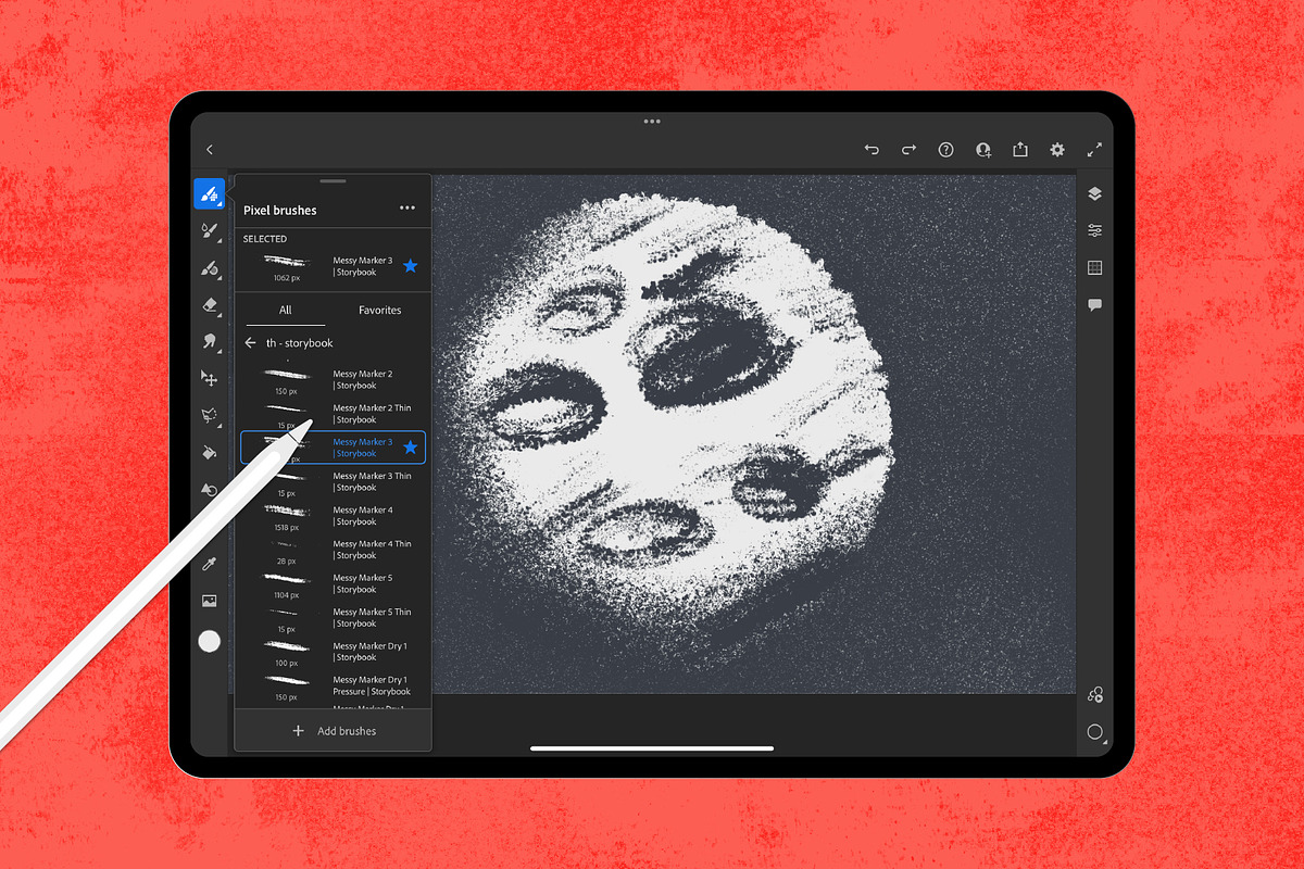 Storybook Ch. 1 Photoshop Brushes, a Brush Add-On by Tim Hankins Design (Photo 2 of 5)