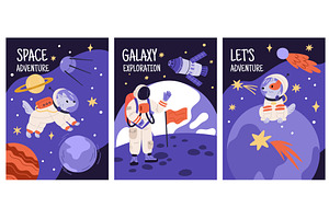 Astronomy Posters. Space Exploration