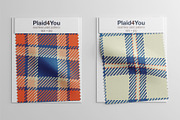 #267 Warm Cozy Blankets, a Pattern Graphic by Plaid4You (Thumbnail 5 of 5)
