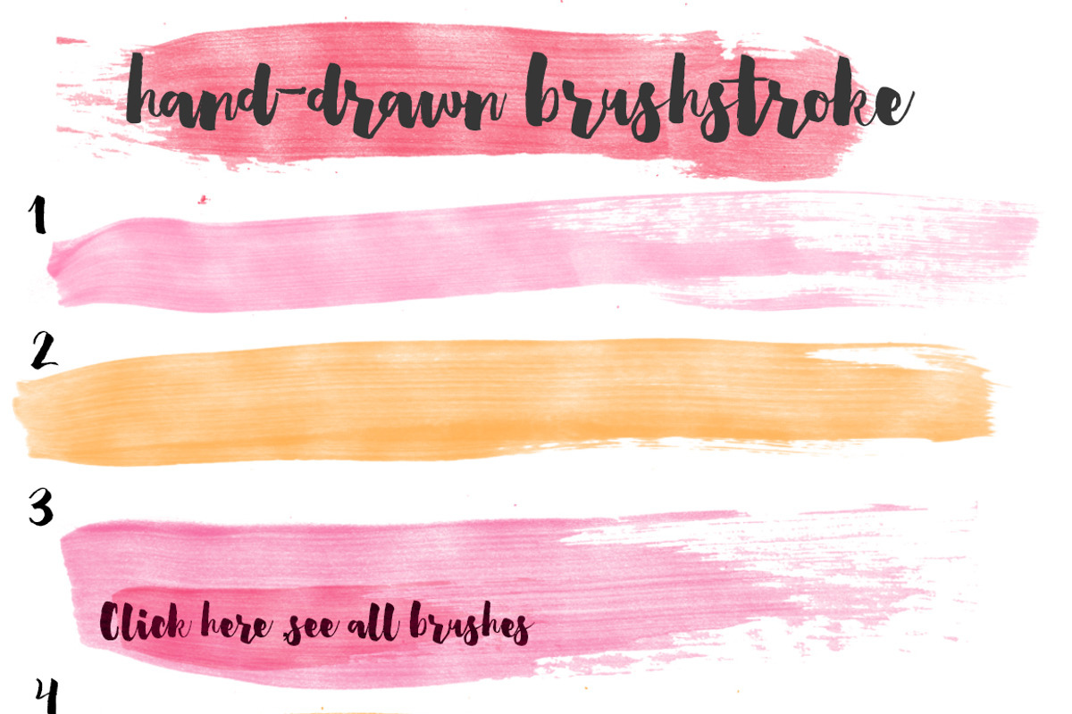 100Brushes!Handdrawn brushes for PSD, a Brush Add-On by holaholga (Photo 2 of 6)