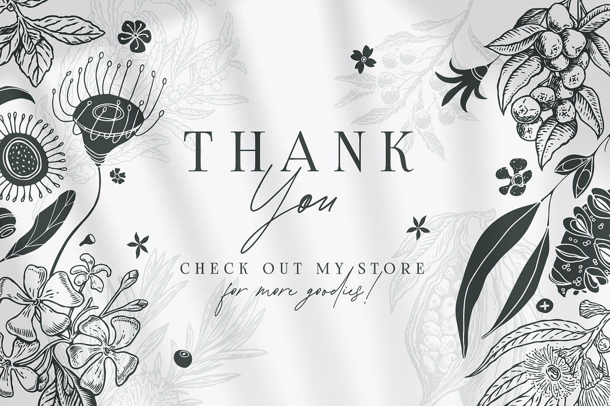 Australian Botanicals 4 in 1 Bundle, a Decorative Illustration by rouxsupplyco (Photo 25 of 25)